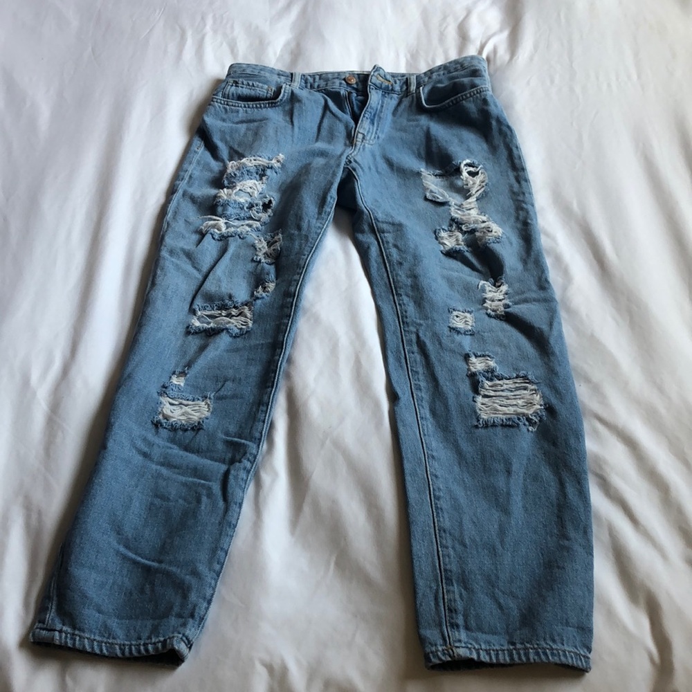 Forever 21 High Waisted Boyfriend/Mom Jeans